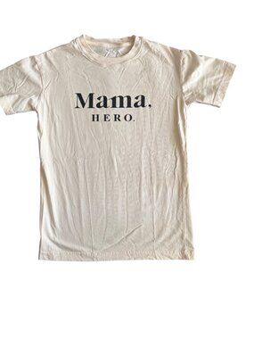 Mama Hero Organic Cotton Graphic Tee By Bloomaire Ethically Made In India Printe